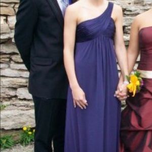 Bridesmaids dress - Plum - David’s Bridal - size 6